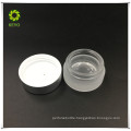 wholesale 7g empty eye care cream use frosted cosmetic glass jar with silver lid